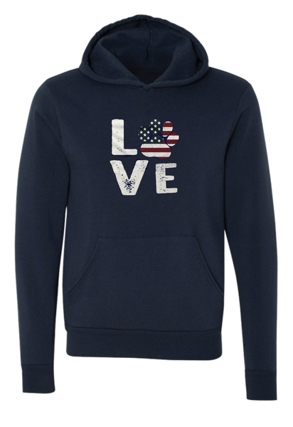 Love Dogs Premium Canvas Hoodie