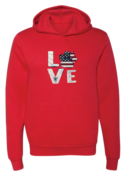 Love Dogs Premium Canvas Hoodie