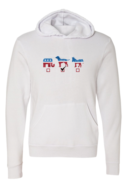 Vote for Dogs Plain  Premium Canvas Hoodie - SF Aparrel