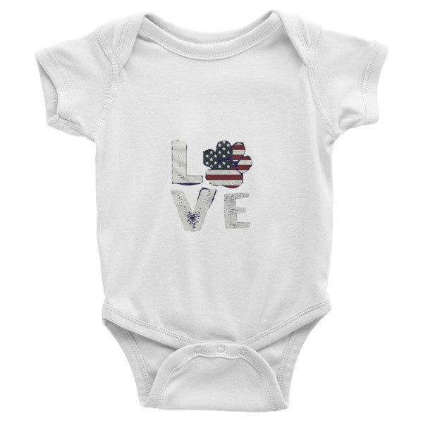 Infant short sleeve LOVE Shirt - SF Aparrel