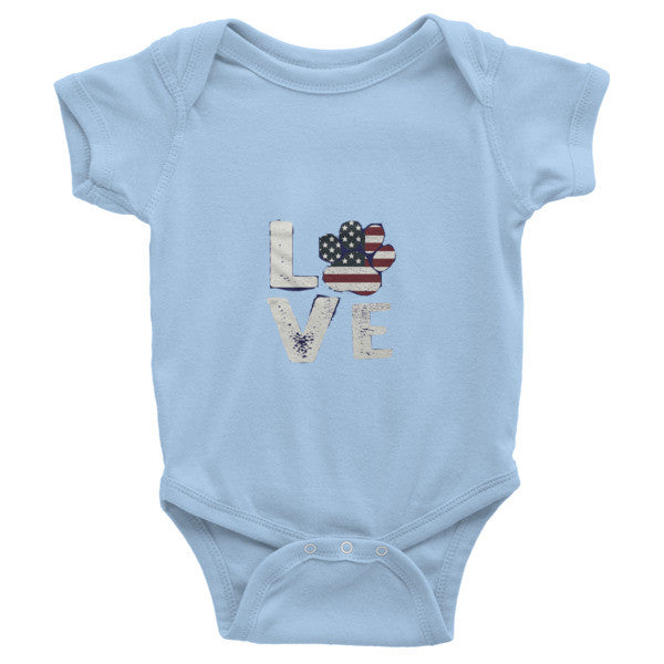 Infant short sleeve LOVE Shirt